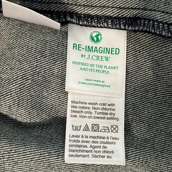 J.Crew Denim Dark Wash Sleeveless Sheath Dress – Size 16 - Picture 8 of 9